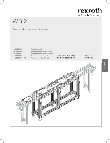 Bosch Rexroth 3842562369 WB 2 Booster de palette porte-pièces Manuel utilisateur | Fixfr