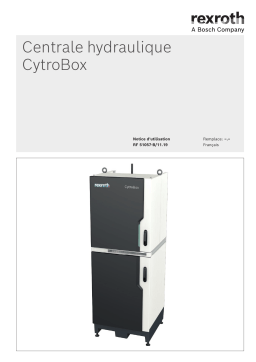 Bosch Rexroth RF51057-B Centrale hydraulique CytroBox Manuel utilisateur