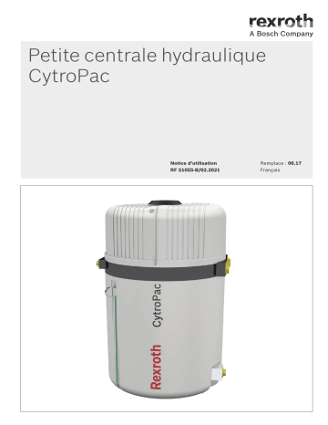 Bosch Rexroth RF51055-B Petite centrale hydraulique CytroPac Manuel utilisateur | Fixfr