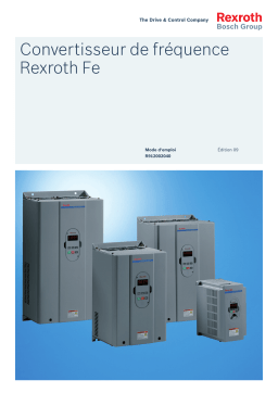 Bosch Rexroth R912002040 Convertisseur de fréquence Fe Manuel utilisateur