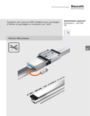 Bosch Rexroth R320103262 Système de mesure intégré IMS pour guidages à billes et guidages à rouleaux sur rails Manuel utilisateur | Fixfr