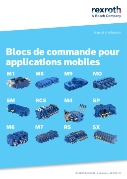 Bosch Rexroth RF64025-B Blocs de commande pour applications mobiles Manuel utilisateur