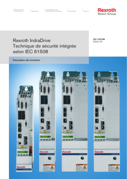 Bosch Rexroth R911333788 IndraDrive Manuel utilisateur