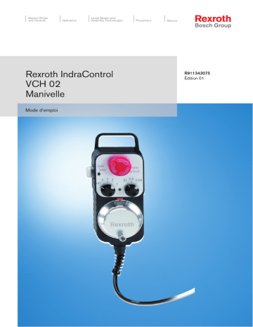 Bosch Rexroth R911343075 IndraControl VCH 02 Manuel utilisateur | Fixfr