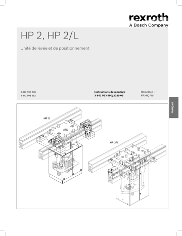 Bosch Rexroth 3842563990 HP 2 Manuel utilisateur | Fixfr