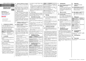 Bosch Rexroth R911334456 SLC-A-UE410-2RO4/ SLC-A-UE410-4RO4 SafeLogic compact Modules de sortie Manuel utilisateur | Fixfr