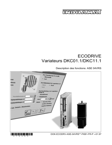 Bosch Rexroth R911276483 ECODRIVE Variateurs DKC01.1/DKC11.1 Manuel utilisateur | Fixfr