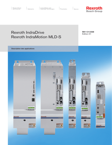 Bosch Rexroth R911312268 IndraDrive IndraMotion MLD-S Manuel utilisateur | Fixfr