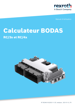 Bosch Rexroth F95240-01-B Calculateur BODAS RC/3x et RC/4x Manuel utilisateur