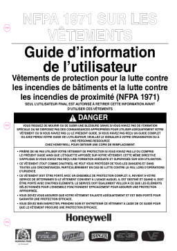 Honeywell Garments NFPA 1971 Mode d'emploi