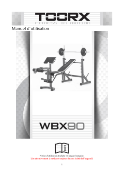 Toorx WBX-90 Manuel utilisateur
