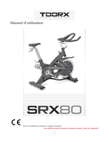 Toorx SRX-80 Manuel utilisateur | Fixfr