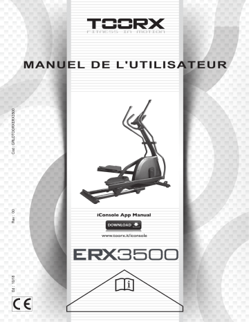 Toorx ERX-3500 Manuel utilisateur | Fixfr