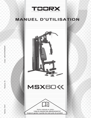 Toorx MSX-60 Manuel utilisateur | Fixfr