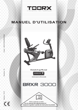 Toorx BRX RECUMBENT 3000 Manuel utilisateur