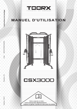 Toorx CSX-3000 Manuel utilisateur