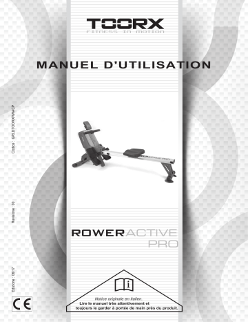 Toorx ROWER ACTIVE PRO Manuel utilisateur | Fixfr