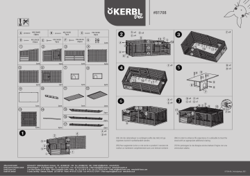 Kerbl 81708 Open-air enclosure Manuel utilisateur | Fixfr