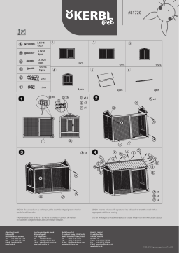 Kerbl 81720 Outdoor Enclosure Appartement Pro Manuel utilisateur