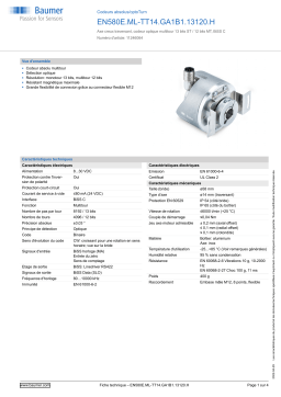 Baumer EN580E.ML-TT14.GA1B1.13120.H Absolute encoder Fiche technique