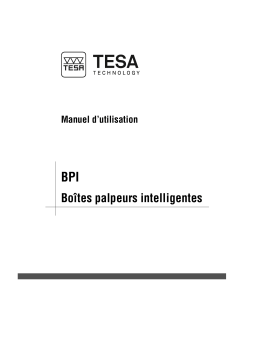 Tesa Technology BPI Manuel utilisateur