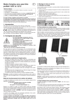 esotec 101926 Solar Teichpumpenset 50/1300 LED Professional proBatt Mode d'emploi
