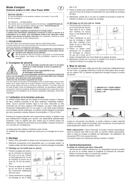 esotec 102268 Extrahelle Solar Wegelampe Duo Power 2000 Mode d'emploi