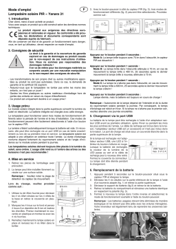 esotec 102587 Solar-Außenleuchte Yanara Mode d'emploi