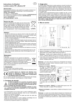 esotec 102758 Solar Pollerleuchte Meduno 66 cm Mode d'emploi