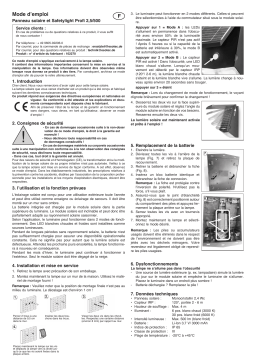 esotec 102270 Universelle Solar Wandleuchte Mode d'emploi