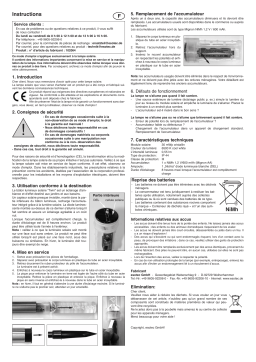 esotec 102064 Solar Leuchtstäbe Twin 2er Set Mode d'emploi