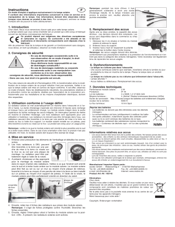 esotec 102142 Solarspot Quattro Power Mode d'emploi | Fixfr