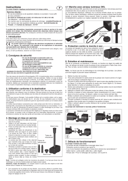 esotec 101774 Solar Teichpumpenset Napoli LED Mode d'emploi