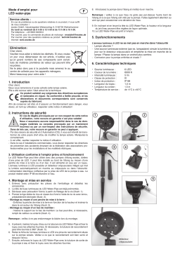 esotec 101795 LED Water Pipe Mode d'emploi