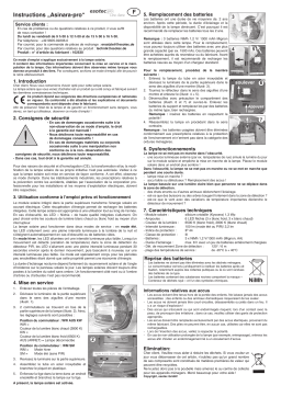 esotec 102530 Solar Wegeleuchte Asinara Professional Duo color Mode d'emploi