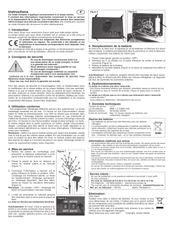 esotec 102104 Solar LED Blütenstrauch Mode d'emploi | Fixfr