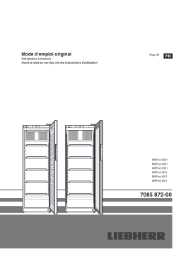 Liebherr MRFvd 4011 Performance Réfrigérateur avec refroidissement par ventilation Mode d'emploi