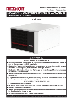 Reznor UEZ Guide d'installation