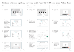 Cisco Webex Room Navigator Mode d'emploi