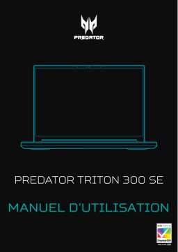 Acer Predator PT314-52s Notebook Manuel utilisateur
