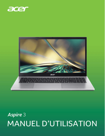 Acer Aspire A315-59G Notebook Manuel utilisateur | Fixfr