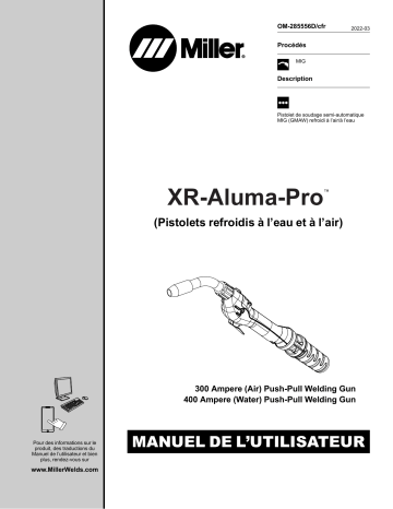 Miller XR-ALUMAPRO Manuel utilisateur | Fixfr