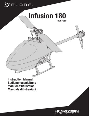 Blade BLH7050 InFusion 180 BNF Basic Manuel du propriétaire | Fixfr