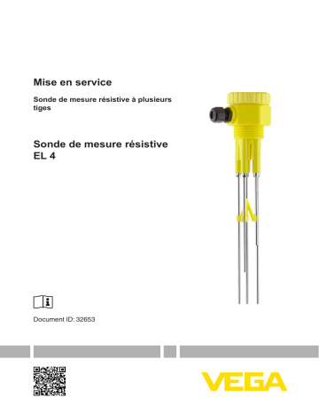 Vega EL 4 Conductive multiple rod electrode Mode d'emploi | Fixfr