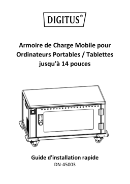 Digitus DN-45003 Charging Trolley Guide de démarrage rapide