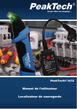 PeakTech P 3432 Fuse finder Manuel du propriétaire