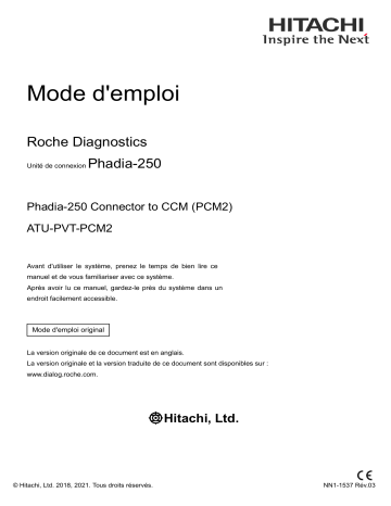 Roche cobas Connection Module CCM Manuel utilisateur | Fixfr