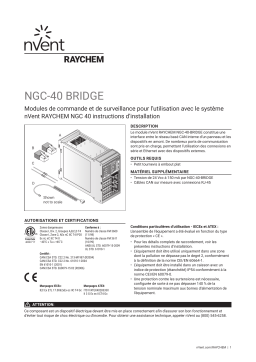 Raychem NGC-40 Bridge Installation manuel