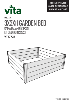 Vita 3x3x11 Mezza Garden Bed Mode d'emploi