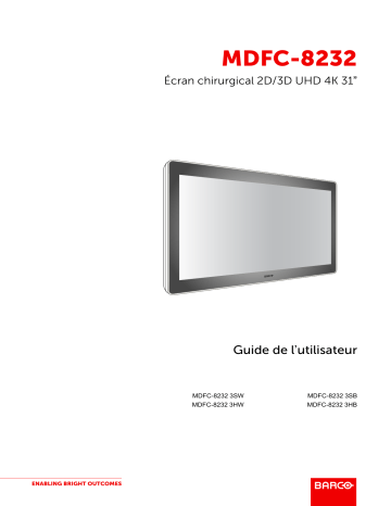 Barco MDFC-8232 3xB Mode d'emploi | Fixfr